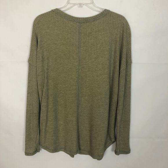 First Love by Lovelyn Waffle Knit Long Sleeve Top Size Large - Picture 6 of 10